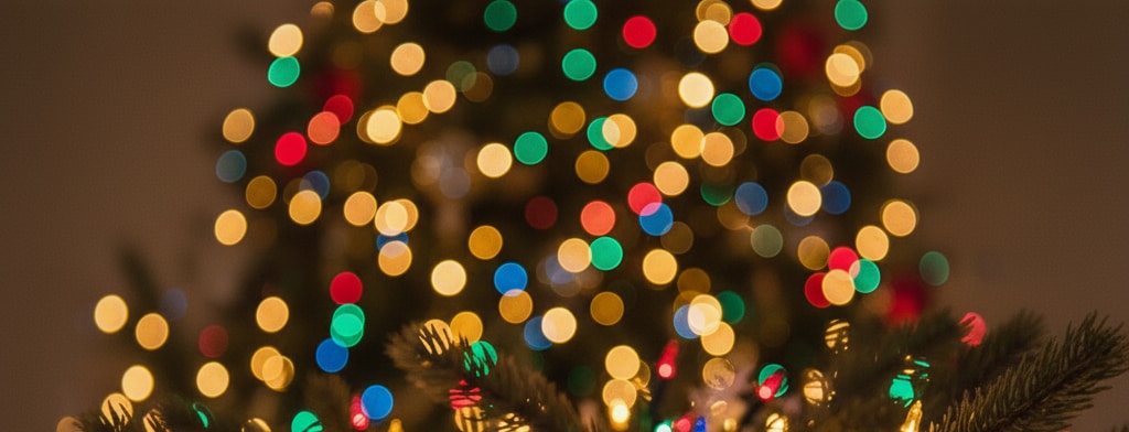 bokeh christmas lights Memphis